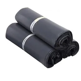 Storage Bags 100pcs/Lot Black Courier Smooth PE Plastic Poly Quality Formula Embossing Self Adhesive Seal PouchStorage