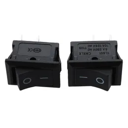 Switch PCS Auto Car AC 6A/250V 10A/125V 2 PIN موضع/OFF ROCKER KCD1SWITCH