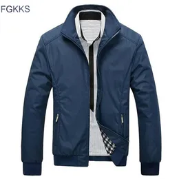 FGKKS NEW SPÅR JACK MEN Fashion Casual Loose Mens Jacket Sportwear Bomber Jacket Mens Jackets and Coats Male T200502