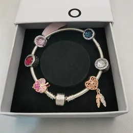 Yeni 925 STERLING Gümüş Bilezik Moda Bayan Tasarımcı Bilezikler Taç Şeklinde Yılan Zinciri Buzlar Orijinal Fit Pandora Aşk Takımları Boncuklar Diy Kadın Takı Hediyesi