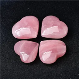 Rose Quartz Heart Reiki Healing Medytacja Chakra Decor Pink Diy Masaż Domek Dekoracje Prezent