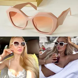 Óculos de sol sexy de tamanho grande para mulheres TRIBLIZONALE Triangolo Black Square SPR16W-S Shades Designer Frame Sun Glasses Men 3D Tratamento de templos Occhiali Symbole presente