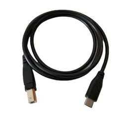 USB 3.1 Type C to USB Standard B Port Data Extension Cable for Electric Piano Android Phone OTG Printer Connection Black 1M