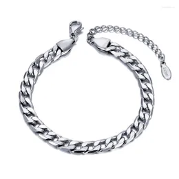 Link Chain Hiphop/Rock 316L Stainless Steel Big Thick Bracelet For Men Women Punk Choker Vintage B20224 Trum22