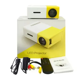YG300 LCD LED Mini Projector 400-600LM 1080P VIDEO 320 X 240 PIXEL MEDIA LED-lampspelare Hemskydd 3 färger