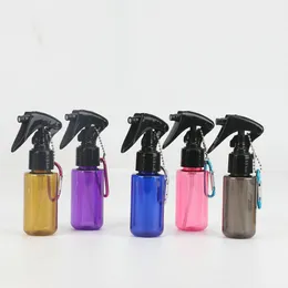 Little Mouse Head Mini Spray Bottle 60ml PET Plastic Macaron Color With Keychain