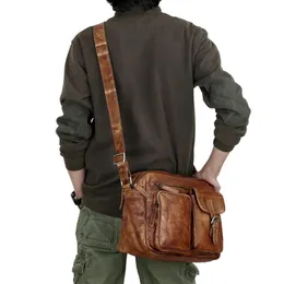 이브닝 가방 남자 디자이너 어깨 가방 수제 풀 곡물 정품 가죽 여행 핸드백 빈티지 왁스 짧은 세련된 BT-1610evening