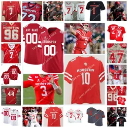 2022 NCAA Custom UH Houston Cougars genähtes College-Football-Trikot 2 Deontay Anderson 72 Tank Jenkins 22 Alton McCaskill 23 Art Green 96 Nelson Ceaser 17 Seth Green