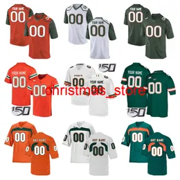 NCAA Miami Hurricanes College 축구 15 Brad Kaaya Jersey 8 Braxton Berrios 4 Devin Hester 12 Malik Rosier 21 Bubba Bolden 20 Ed Reed Men