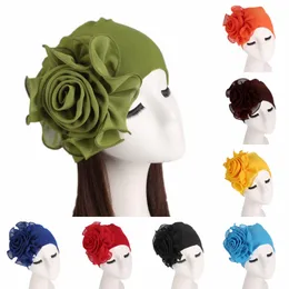 Party Supplies Blumen-Frauen-Moslem-Hut, Turban-seitige Blumen, afrikanischer Kopfwickel, Hijab-Hüte