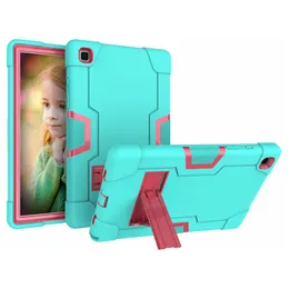 العسكرية الثقيلة في التأثير الوعرة المقاومة للصدمات PC Kickstand Case Case Armor Case for iPad Mini 1 2 3 4 5 6 Air Pro 9.7 10.2 11 12.9 Samsung Tab T290 T295 T510 T515 T307