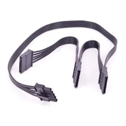Kable komputerowe Złącza 5Pin 1 do 3 SATA 15Pin Kobiet Kabel zasilający Port Multiplier dla chłodnicy Master Pro M2 1500W 1000W 85