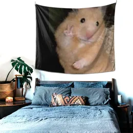 Tapissries Ratatouille Tapestry Wall Hanging Art Poster Anime Coverlet Bäddsflykten Slaga Kasta möbler Yoga Mattapestries