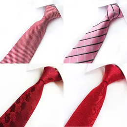 Бабочка Красная Пейсли Гандстазинская модность мужской модный 8см свадебный офис галстуки