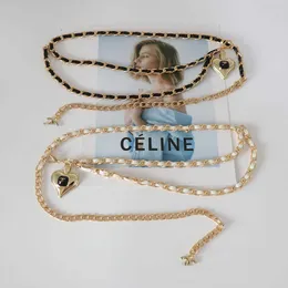 Topsingling Brand Ladies Chain Chain Chain Dress Decoration Fashion Rope Rope Peach Heart Navel Classic Luxury Belt Women Barty Barty Belt