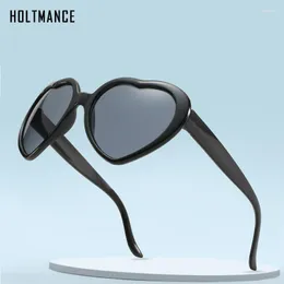 Zonnebrillen dames hartvormige vrouwen merkontwerper retro liefde kleurrijke glazen bescherming zon oculos uv400sunglasses quin22