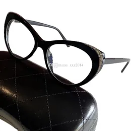 Moda Mulheres Luxo Cateye Sunglasses Quadro Óculos Placas 55-16-140 Itália Prancha Fullrim Para Goggles Prescrição óptica Fulkset desig box 405c