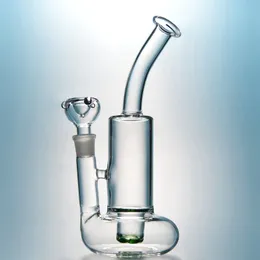 Clear Glass Bongs Tornado Perc Hookahs Lifebuoy Base Cyclone Percolator Bong 10 Inch Water Pipes 4mm Thick Oil Dab Rigs 18mm Female Joint