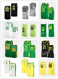 NCAA 1 BOL BOL Jersey 24 Dillon Brooks Özel Uo Oregon Ördekler Dikişli Kolej Formaları 12 L. J. Figueroa 22 Franck Kepnang N'faly Dante Richardson De'Vion Harmon