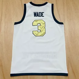Chen37 rara maglia da basket uomo gioventù donna vintage Dwyane Wade 3 Marquette High School taglia S-5XL personalizzata qualsiasi nome o numero