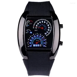 Moda unikalna diodowe cyfrowe zegarki Wen Electronic Sport Watch Boy Gumowy zegar Relogio Masculino RelOJ hombre zegarki