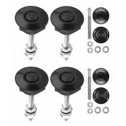 Parts 4 PCS Push Button Quick Release Hood Bonnet Pins Lock Clip Car Bumper Latch Kit