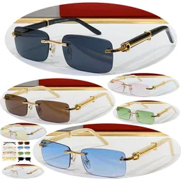 Designer Solglasögon Mens Mens Recept Eglaslasses Outdoor Shades Fashion Classic Lady Sun Glasses Trend Accessories Eyewear CT2053 8 Färg Partihandel med låda