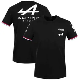 New Official t Shirt Formula One Alpine F1 Team Blue Short Sleeve Summer Racing Oversized Top 2022 Be92