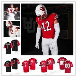 A001 Custom Men Utah Utes Football Jersey NCAA College Devin Lloyd Zack Moss Brant Kuithe Charlie Brewer Cameron Rising Tavion Thomas Micah