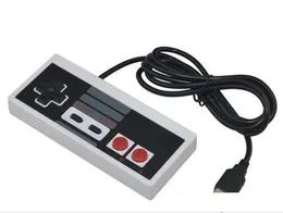 NES bedrade handgreep controller PC USB nes computerspel zwart-wit Retro