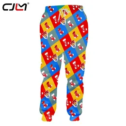 Mens 3D Printed Clothing Christmas Stockings And Gift Boxes Creative Diamond Man Winter Sweatpants 220623