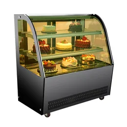 Glas Showcase Pastry Gefrierschrank Display Kuchen Gefrierschrank