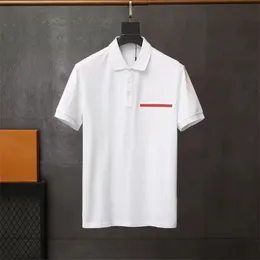 Erkekler T-Shirt 2022 Yaz Polo Gömlek Nakış En İyi Tasarımcı T-Shirt Kadın Lüks Yüksek Uçlu Açık Çift Kısa Kollu