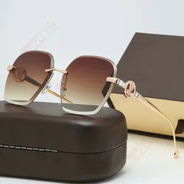 2022 Luxury Square Women Men Solglasögon Fashion Classic Brand Designer Retro Sun Glasses Kvinnor En bit överdimensionerad gradient Oculos de Sol Lunette de Soleil