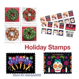 US Holiday Stamp 2022 Feta di prima classe 5 di 20 celebrazione di venderia per le feste.