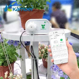 Irrigazione a goccia automatica Kamoer Temporizzatore di irrigazione / Sistema di irrigazione a micro goccia utilizzato per il giardino in serra e l'irrigazione delle piante T200530