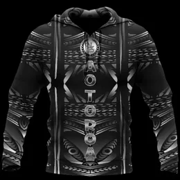 Męskie bluzy bluzy Te Matatini 3D Print Unisex Spring Hoodie Wygodne zip streetwear sportowy 5xl granica harajuku top-