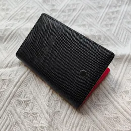 Luxury Brand Designer Card Holder Leather Wallet Luxury Handbag Top Mini Coin Purse Short Coin Storage Bag Original Gift Box
