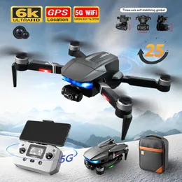 Y5 Profesjonalny dron 6K HD Camera 5G GPS 3-osiowe symulatory gimbalowe anty-wstrząsające helikopter Składane RC Quadcopter Toys LS7S