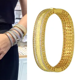 Pulseiras de pulseira para mulheres garotas judeu charms cuff judeu judeu luxuros de cor dourado punk amante amor moda Espanha Acessórios de jóias de casamento de amor indiano Simples