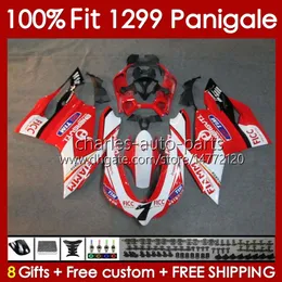 OEM-kropp för Ducati Panigale 959 1299 S R 959R 1299R 15-18 Kroppsarbete 140no.11 959-1299 959S 1299S 15 16 17 18 Ram 2015 2016 2017 2018 Injektion Mögel FAIRING FACTORY RED