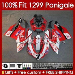 Ducati Panigale için OEM gövdesi 959 1299 S R 959R 1299R 15-18 gövdeli 140no.11 959-1299 959S 1299S 15 16 17 18 Frame 2015 2016 2018 Enjeksiyon Kalıp Kaplama Fabrikası Kırmızı