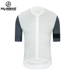 YKYWBIKE Men Cycling color Summer Short Sleeve Bicycle Breathable Quick Dry Road Bike Jersey 220615