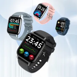P66 MANNEN SMART WERCHT ZWIJF 1,85 inch IP68 Waterdichte oproep Smartwatch Women Bracelet Fitness Tracker voor Android iOS Silicone Strap Smart Watches