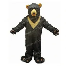 Halloween Black Bear Mascot Costumes Carnival Hallowen presenter Vuxna Fancy Party Games outfit Holiday Celebration Cartoon Character Outfits