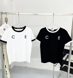 Tasarımcı Kadın T-Shirt Klasik Mektup Tişörtleri Erkekler Yaz Çiftleri Kısa Kollu Moda Pamuk Yüksek Kalitesi 9 Tür Seçimler Top1