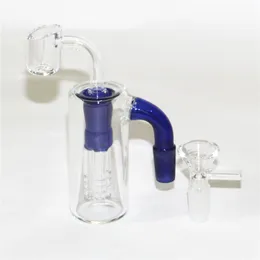 Hookahs Glass Reclaim Catcher 어댑터 14mm 남성 90 4arm 트리 PERC 리클레이메이머 Dome Nail Ash Catcher 어댑터