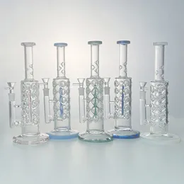 Düz tüpler nargile bongs fab yumurta içi perc 14mm dişi eklem su borusu kalın cam yağ dab teçhizatlar kase ile sigara içme aletleri