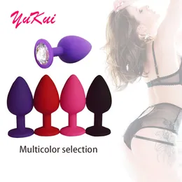 3Size Butt Anal Plug sexy Toys for Women Men Soft Silicone Erotic Massager Stimulator Dildo Vibrator Adult Product