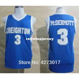 Mens #3 Doug Mcdermott Creighton Bluejays College Basketball Jersey Embroidery Stitched S-xxl vest Shirt